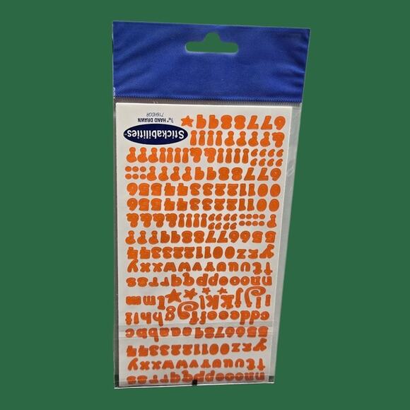 Halloween Stickers: Jolee's 2012 Haunted House, Happy Halloween, Orange Alphabet - Picture 4 of 8